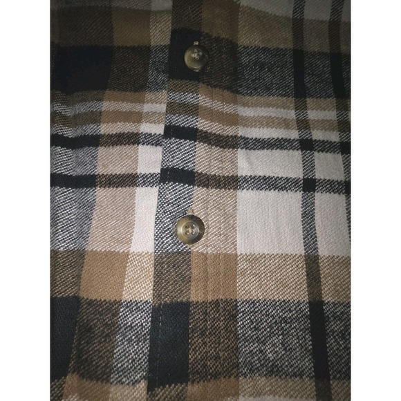 Columbia Pitchstone Heavyweight Flannel Shirt Mens Size Large Heavyweight Black - Picture 6 of 10